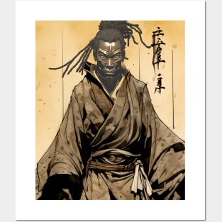 Yasuke Black Samurai in 1579 Feudal Japan No. 9 Posters and Art